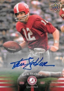 Ken Stabler Signed NFL Football (Beckett)