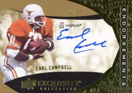 Top Earl Campbell Cards, Vintage, Rookies, Autographs