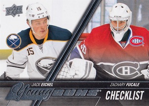 2015-16 Upper Deck Series 2 Hockey 500 Eichel Fucale Checklist