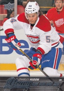 2015-16 Upper Deck Series 2 Hockey RC 452 Charles Hudon