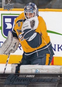 2015-16 Upper Deck Series 2 Hockey RC 464 Juuse Saros