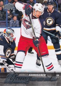 2015-16 Upper Deck Series 2 Hockey RC 493 Markus Hannikainen