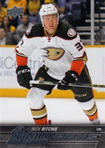 2015-16 Upper Deck Series 2 Hockey RC 496 Nick Ritchie