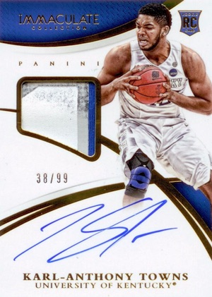 経典Karl-Anthony Towns RC メモラ・Auto 2枚セット その他