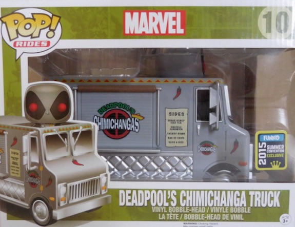 Dorbz Rides Deadpool Chimichanga Truck Vinyl Figure