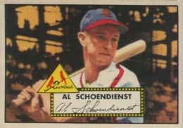 1958 Topps #190 Red Schoendienst Milwaukee Braves Baseball Card EX+