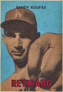 1963 Topps #210 Sandy Koufax - Actual scan of card - ExMt+