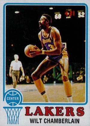 1973-74 Topps Basketball Wilt Chamberlain #80