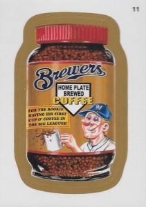 2016 Topps MLB Wacky Packages Brewers Tea Milwaukee Brewers #12 Baseball  Card GMMGD