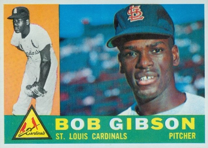 1960 Topps #73 Bob Gibson St. Louis Cardinals Baseball Card Sgc 5 Ex