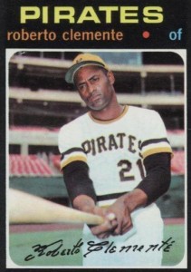 1971 Pittsburgh Pirate Autograph Cards Roberto Clemente #21 (Yellow, Lot  #82103