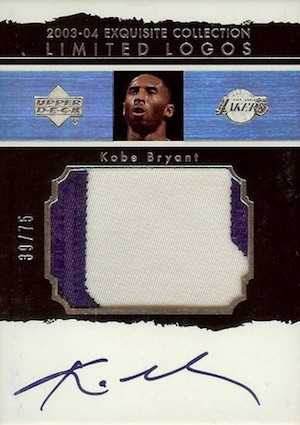 2003-04 Exquisite Collection Limited Logos Kobe Bryant