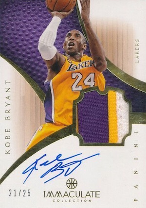 kobe bryant autographed jersey value