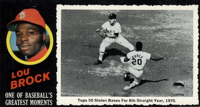 1966 Topps #125 Lou Brock (Cardinals)