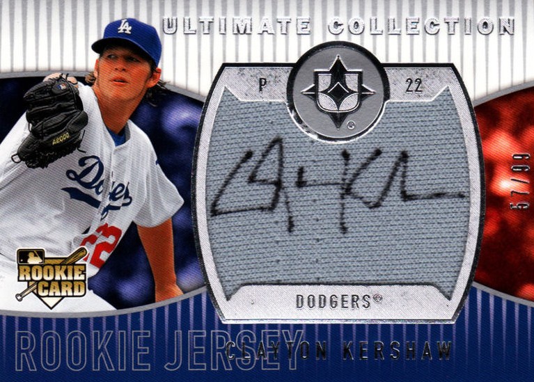 clayton kershaw autographed jersey