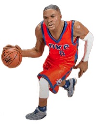 McFarlane NBA 29 Sports Pick Figures Russell Westbrook