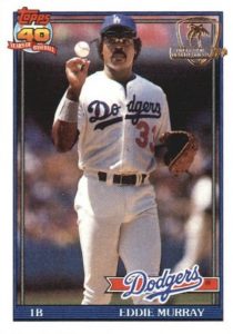 Eddie Murray - Dodgers #32 Baseball 1992 Upper Deck Trading Card