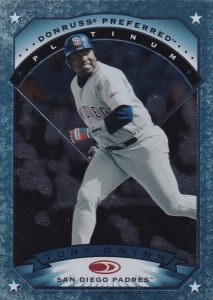 Tony Gwynn 2001 Diamond Collection Authentic Game Worn Jersey Card Donruss