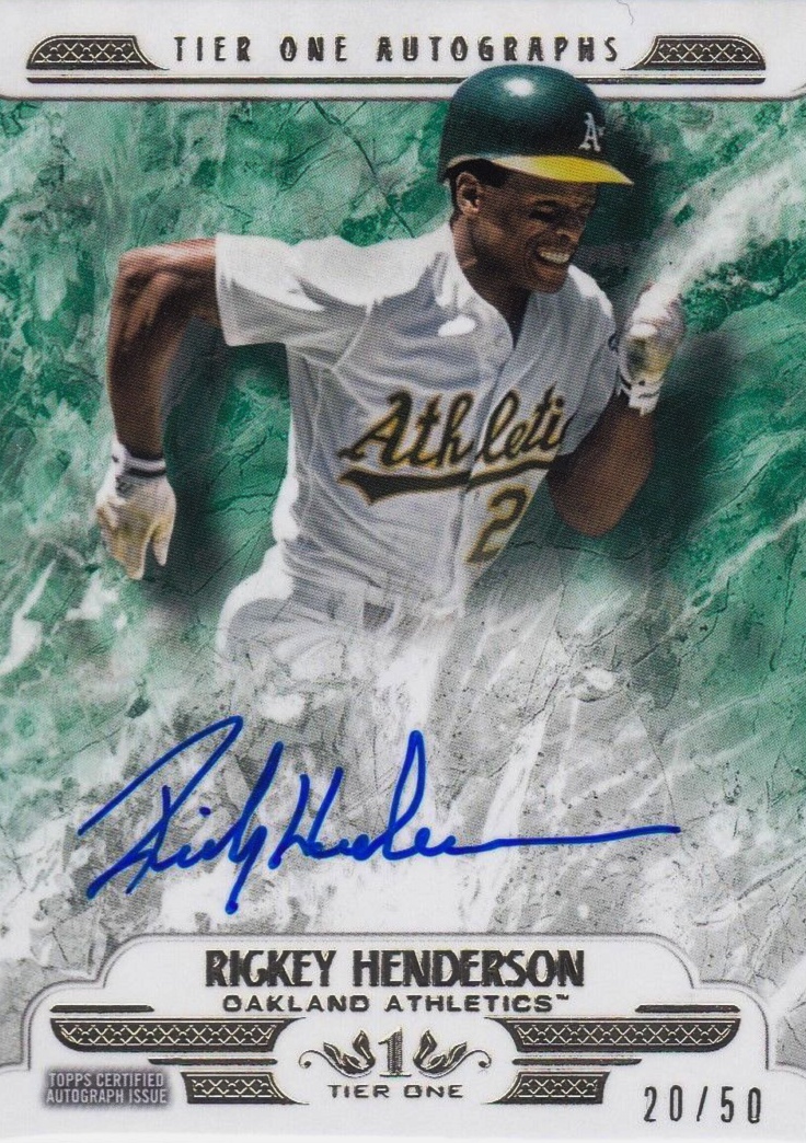 Autographed Oakland Athletics Rickey Henderson Fanatics