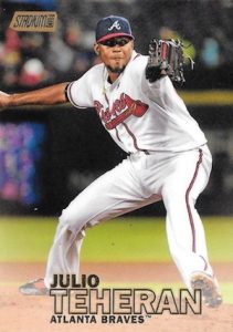 2016 Topps Stadium Club Baseball Base Gold 209 Julio Teheran