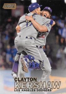 2016 Topps Stadium Club Baseball Base Gold 69 Clayton Kershaw