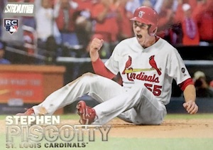 2016 Topps Stadium Club Baseball Base Piscotty RC