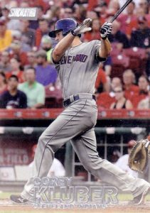 2016 Topps Stadium Club Baseball Variations Corey Kluber