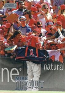 2016 Topps Stadium Club Baseball Variations Mike Trout