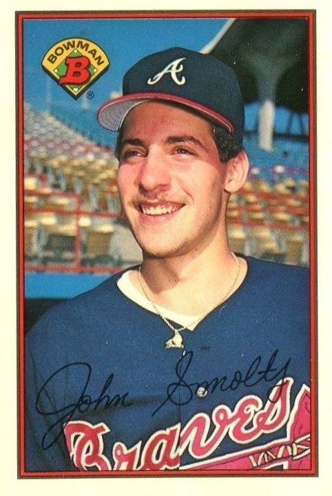 1989 Donruss Baseballs Best #85 John Smoltz Signed Rookie Card