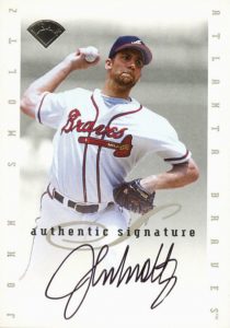 John Smoltz Autographed 2008 Upper Deck Sweet Spot Signatures Card #S