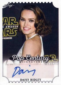 Daisy Ridley Autograph Card Guide, Topps Star Wars, Sets, Gallery