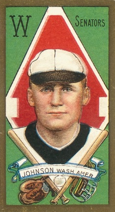 1909-1911 T206 White Border Walter Johnson (Hands At Chest)