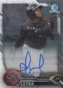 2016 Bowman Chrome Baseball Prospect Autographs Domingo Leyba