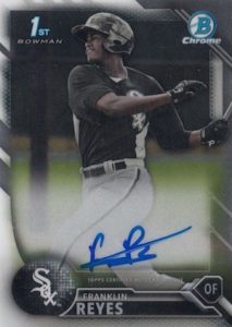 2016 Bowman Chrome Baseball Prospect Autographs Franklin Reyes