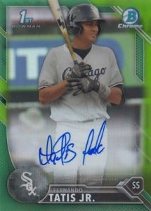 2016 Bowman Chrome Baseball Prospect Autographs Green Fernando Tatis Jr.