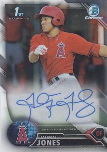 2016 Bowman Chrome Baseball Prospect Autographs Jahmai Jones