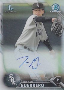 2016 Bowman Chrome Baseball Prospect Autographs Jordan Guerrero