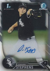 2016 Bowman Chrome Baseball Prospect Autographs Jordan Stephens