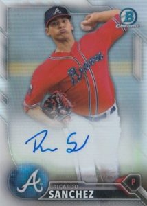 2016 Bowman Chrome Baseball Prospect Autographs Ricardo Sanchez