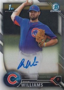 2016 Bowman Chrome Baseball Prospect Autographs Ryan Williams