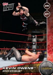 2016 Topps Now WWE Clash of Champions Kevin Owens