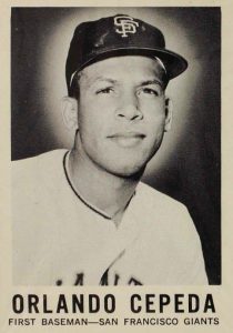 Orlando Cepeda - 1960 Leaf #128 – CARDIACS Sports & Memorabilia