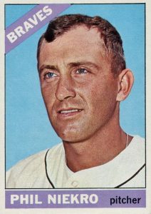 At Auction: NICE 1968 PHIL NIEKRO HOF 20.00 BOOK