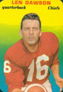 Len Dawson Vintage Football Card - Kansas City Chiefs - Posters and Art  Prints