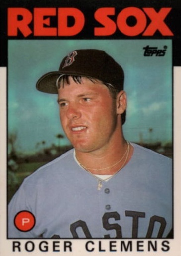 1985 Topps Roger Clemens Rookie Baseball Card #181