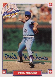 Phil Niekro Trading Cards: Values, Tracking & Hot Deals