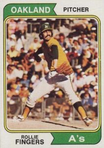 Topps 1971: no. 384 - rollie fingers