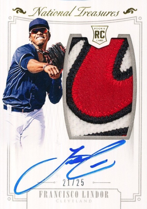 MLB 2015 USA Stars And Stripes Francisco Lindor 66 Autographed Trading Card  38 On Card Autograph Panini - ToyWiz