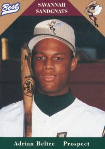 1997 Best Savannah Stampede Adrian Beltre Minor League Baseball Rookie Card #21 – Near Mint