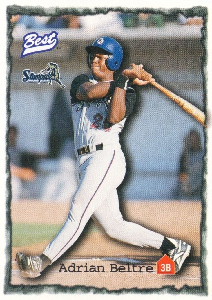 Adrian Beltre Rookie Card 1997 Bowman's Best Atomic Refractor #117